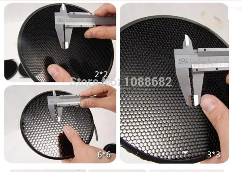 Алюминиевая сотовая решетка 4 мм для отражателя Elinchrom 8 дюймов используется