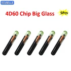 5 шт.лот 4D ID60 стеклянный транспондер чип 4D 60 4D60 Большой Стеклянный Автомобильный ключ чип для Ford Connect Fiesta Focus Ka Mondeo послепродажное обслуживание