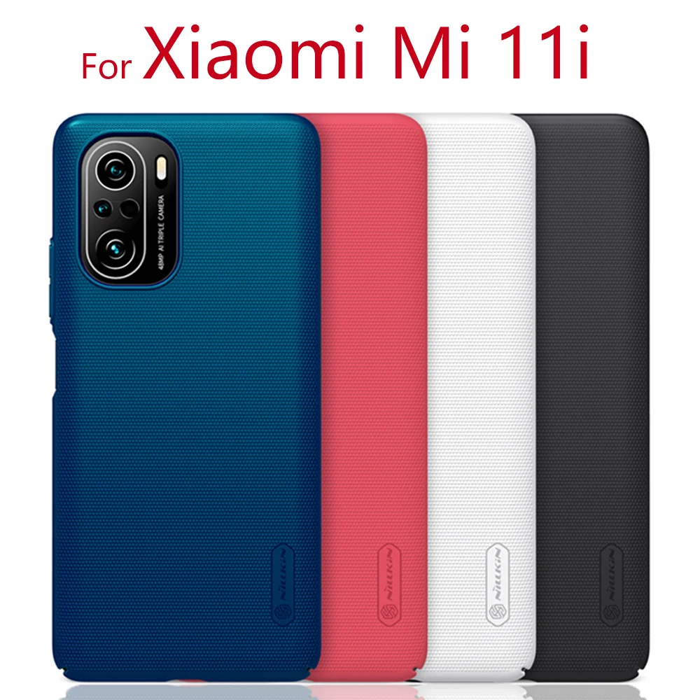 Чехол NILLKIN для Xiaomi mi 11 pro суперматовый защитный жесткий чехол бампер 11i mi11 mi9 с