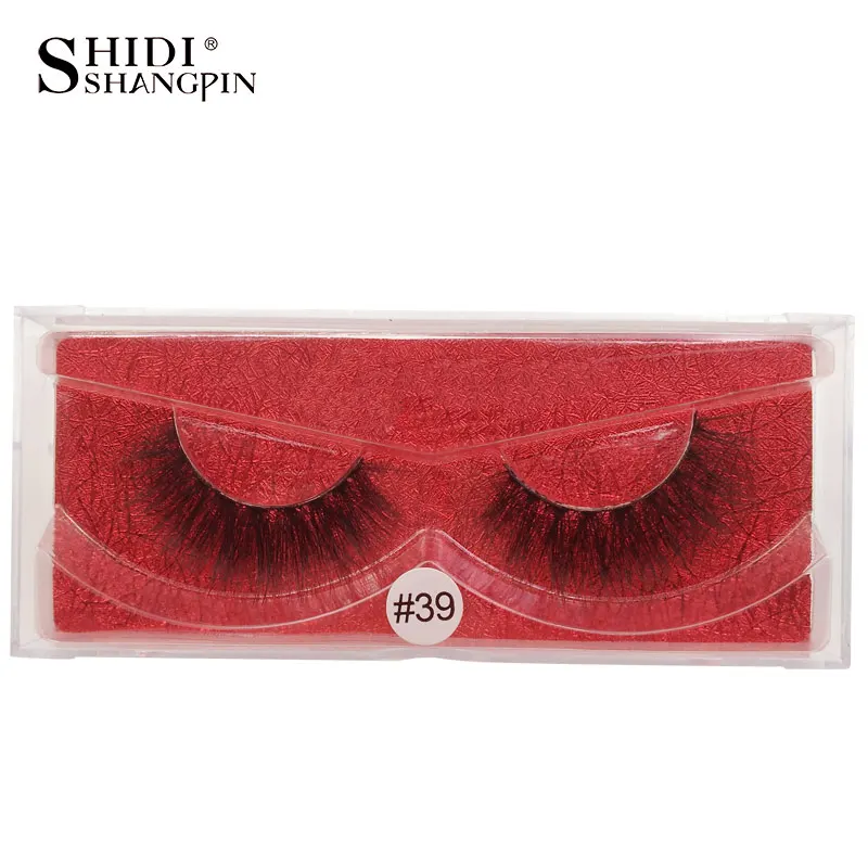 SHIDISHANGPIN натуральные длинные 3d норковые ресницы ручной работы накладные 1 пара