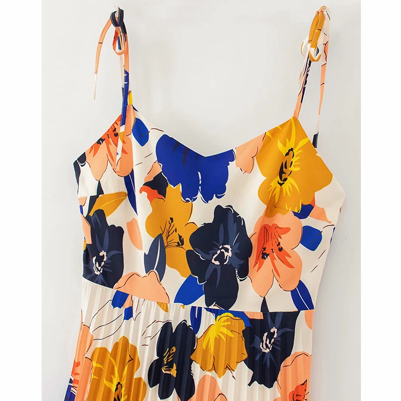 Новое платье женское 2020 летнее с принтом регулируемые подтяжки Топ элегантное