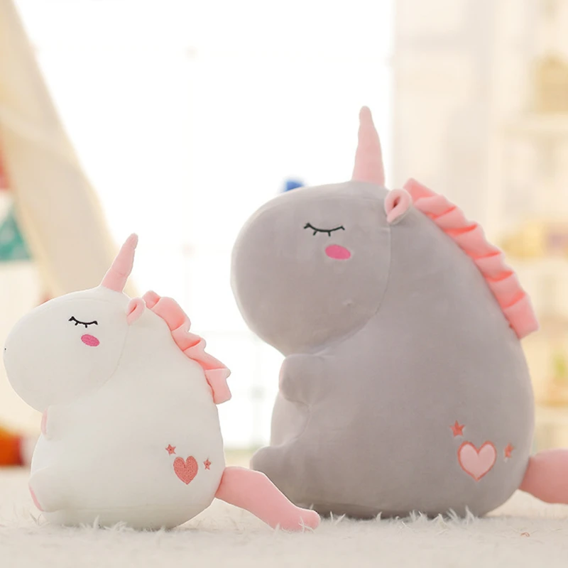 Хит продаж плюшевые куклы с единорогом милая мягкая подушка для детей подарок на