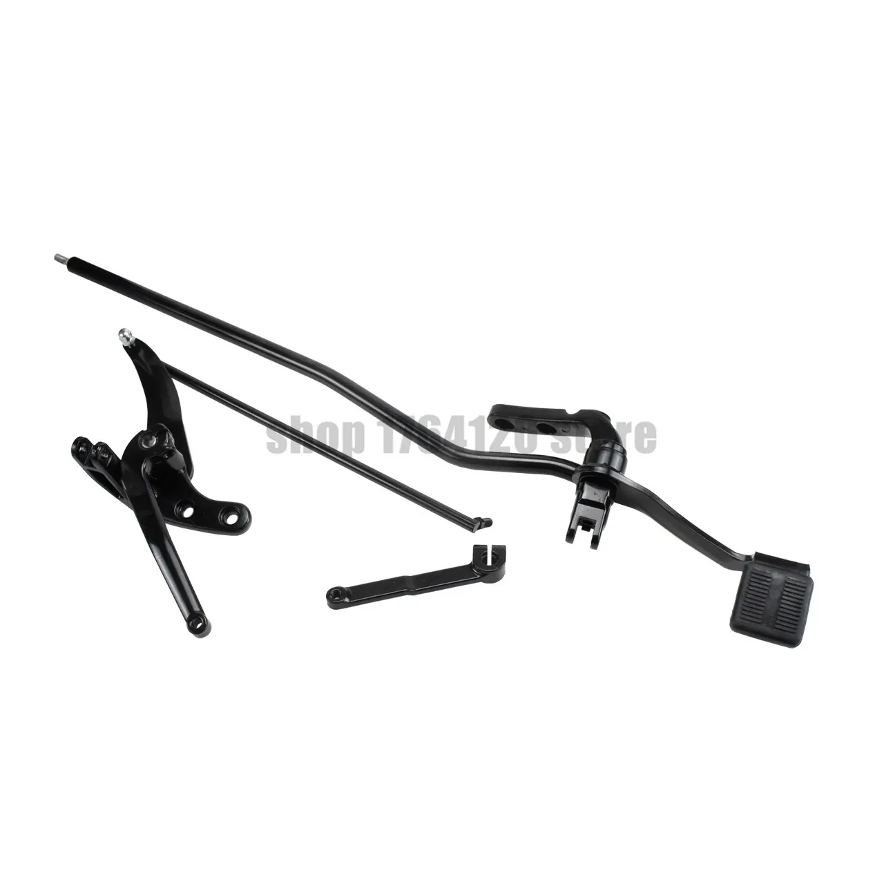 Черные передние управление мотоциклом полный комплект тяжек рычагов для Harley Dyna