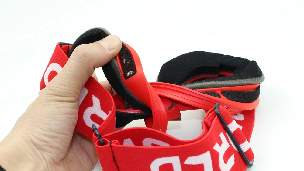 Новинка брендовые лыжные очки RBWORLD двухслойные анти-противотуманные большие