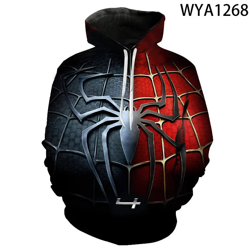 

New Fashion Streetwear Spider Movie Men Women Children Hoodies Printed 3D Boy Girl Kids Sweatshirts Pullover Long Sleeve Casual