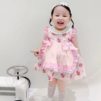 spanish childrens clothing girls strawberry dress baby summer lotia dresses kids christening gown toddler birthday outfits frock