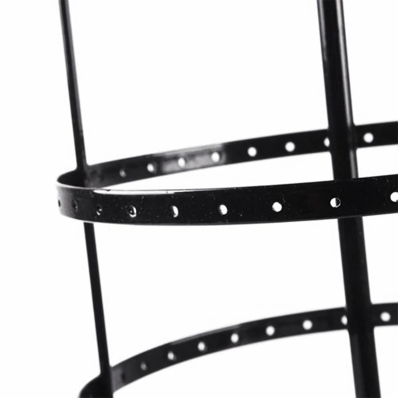 

192 Holes 4 Tiers Rotating Earring Holder -Necklace Organizer Stand - Jewelry Stand Display Rack Towers