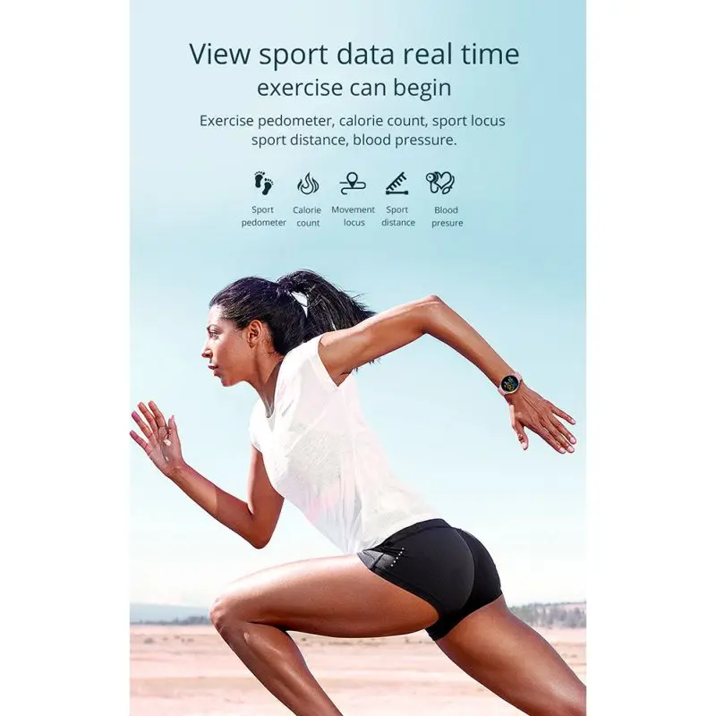 Водонепроницаемые IP68 фитнес-треки кровяное давление умные часы с монитором