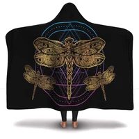 dragonfly hooded blanket hooded dragonfly throw golden dragonfly lover blanket vivid pattern blanket teen girls and