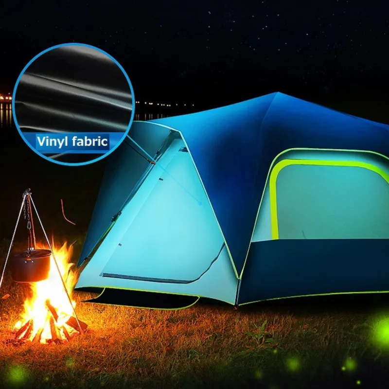 Автоматическая двухслойная туристическая палатка на 3 2021 7 человек виниловая с