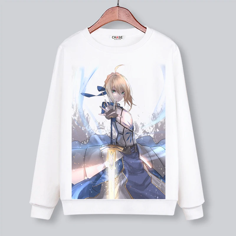 Fate Grand Order Косплей Толстовка для женщин/мужчин с длинным рукавом o-образным