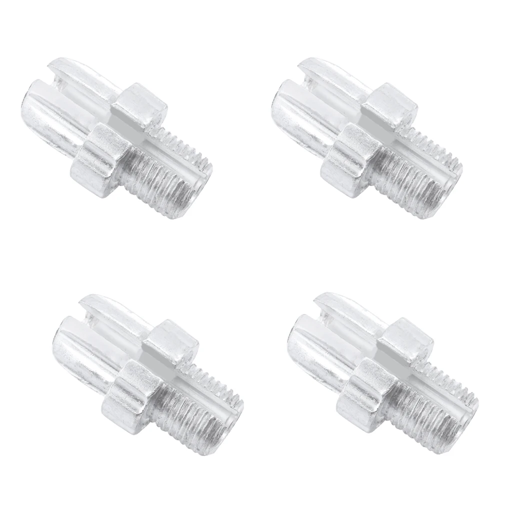 

4Pcs Aluminum Bike Brake Handle Adjustment Screws Brake Adjuster Screw M10 Bike Accessories Silver 26 x 10mm