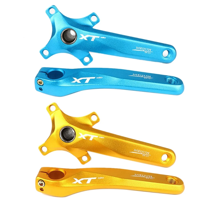 

MEIJUN Bicycle Single Disc Sprocket Fittings Gear Disc Mountain Bike Aluminum Alloy Hollow Integrated Disc Crank