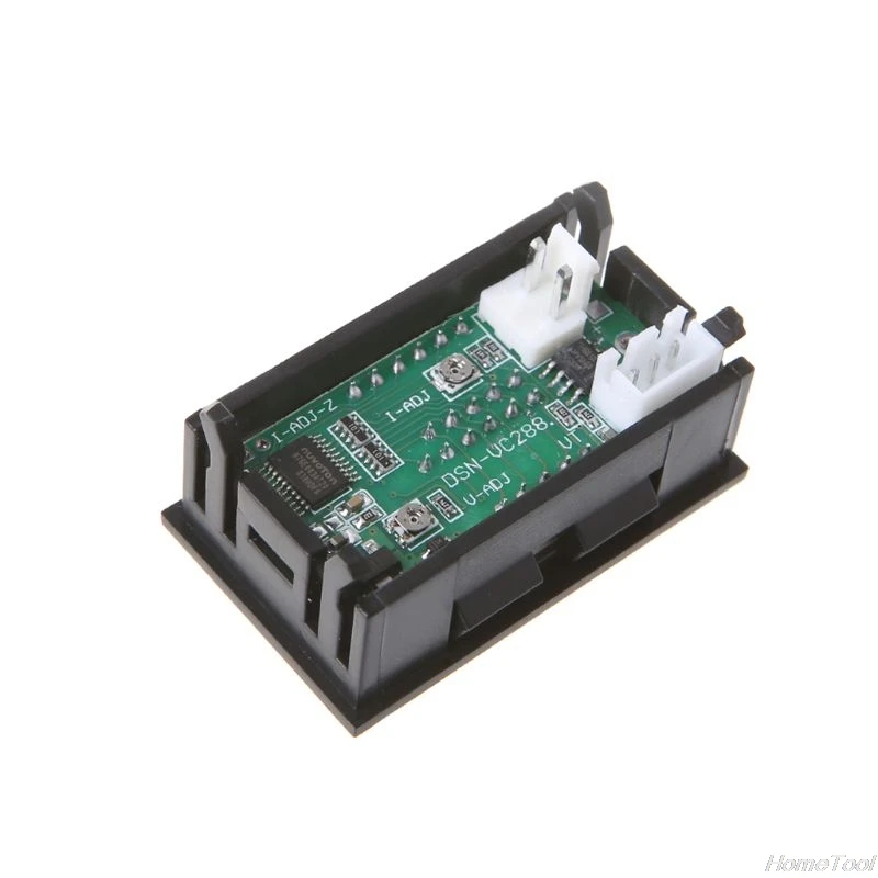 Красный синий цифровой вольтметр Амперметр постоянного тока 0-100 В/50 а