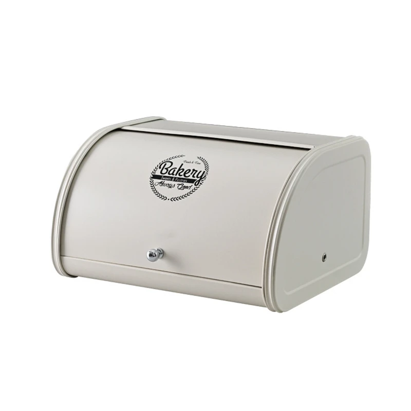 

White Bread Boxes for Kitchen Counter - Farmhouse Large Containers Storage Bread Box for Homemade Bread