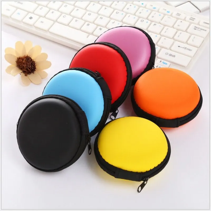 

1PC Portable Earphone Case Box USB Charging Date Cable Organizer Storage Hard Bag Box for Retrieve Card Pin Memory Card Box
