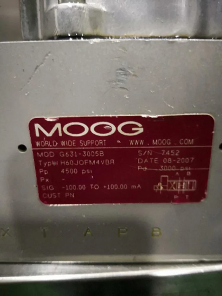 Б/у MOOG G631 3005B серво Valve 30 дней гарантии|Запчасти для деревообрабатывающих станков|