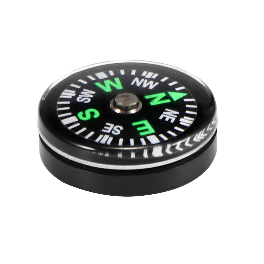 

Outdoor Mini Compass Precise Compass Practical Guider Compass Camping Hiking North Navigation Survival Button Design Compass