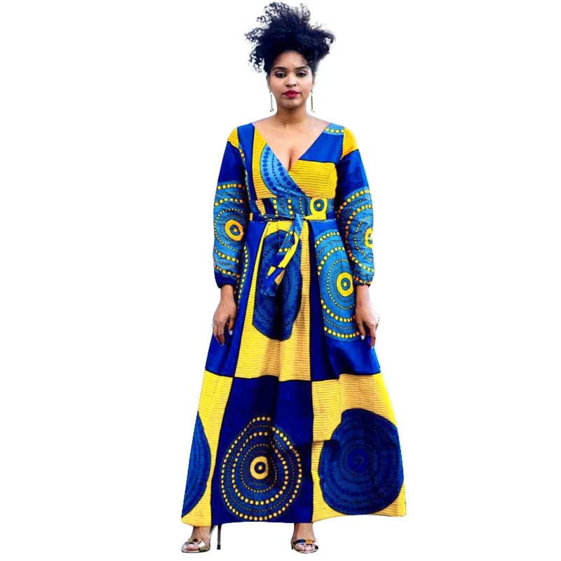 Африканские платья для женщин платье макси Женская африканская одежда Дашики
