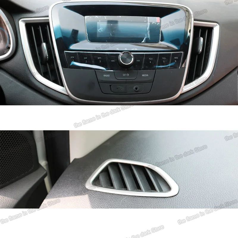 

Автомобильная панель Lsrtw2017 из нержавеющей стали, рамка с вентиляционным отверстием, отделка для Chevrolet кавалера 2017, 2018, 2019, 2020, аксессуары для ...