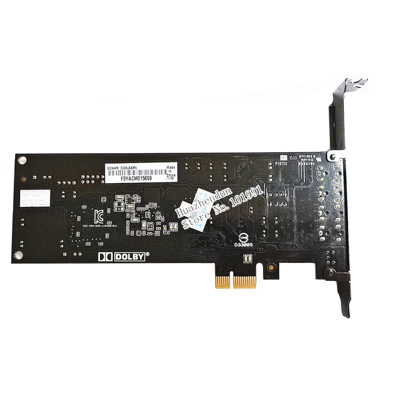 Для ASUS Xonar DGX профессиональная звуковая карта PCI E 5 1 музыкальная игра из волокна