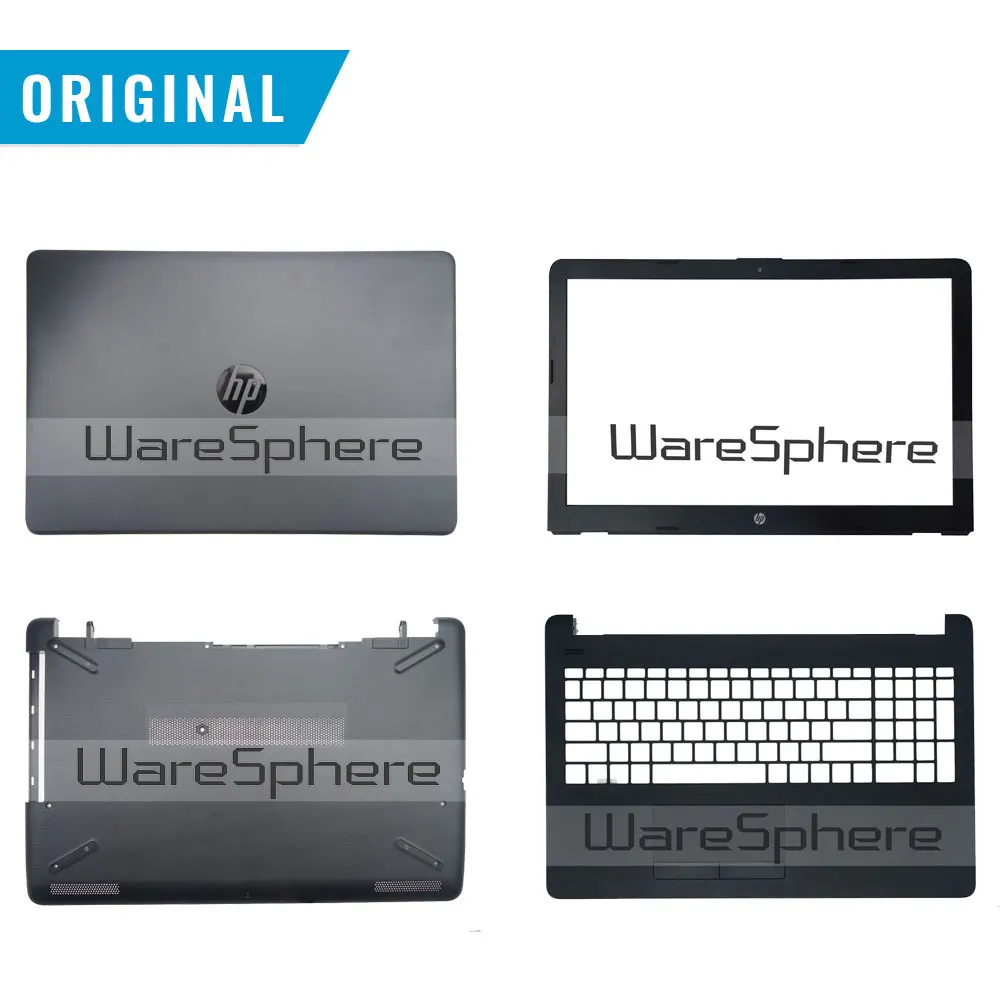 Full Cover Для hp 15-BS 15-BR 15-BW 15T-BR 15T-BS 15Z-BW 250 255 G6 ЖК-дисплей задняя крышка ободок Plamrest Нижний Базовый чехол 929893-001 аккумулятор большой емкости - Цвет: Full Cover