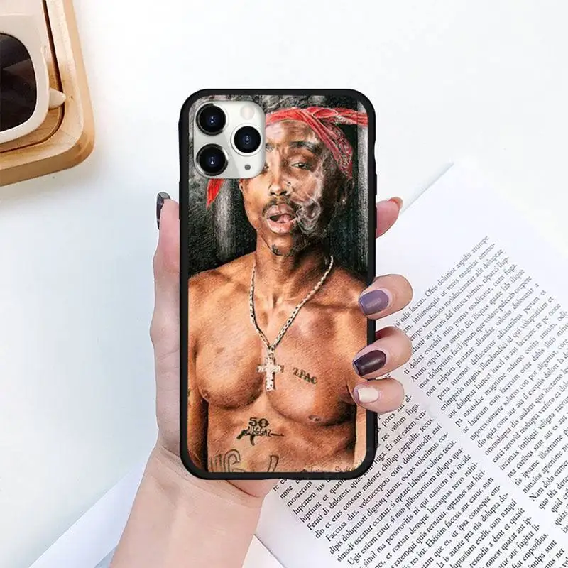 

2pac tupac Phone Case for iPhone 11 12 pro XS MAX 8 7 6 6S Plus X 5S SE 2020 XR mini