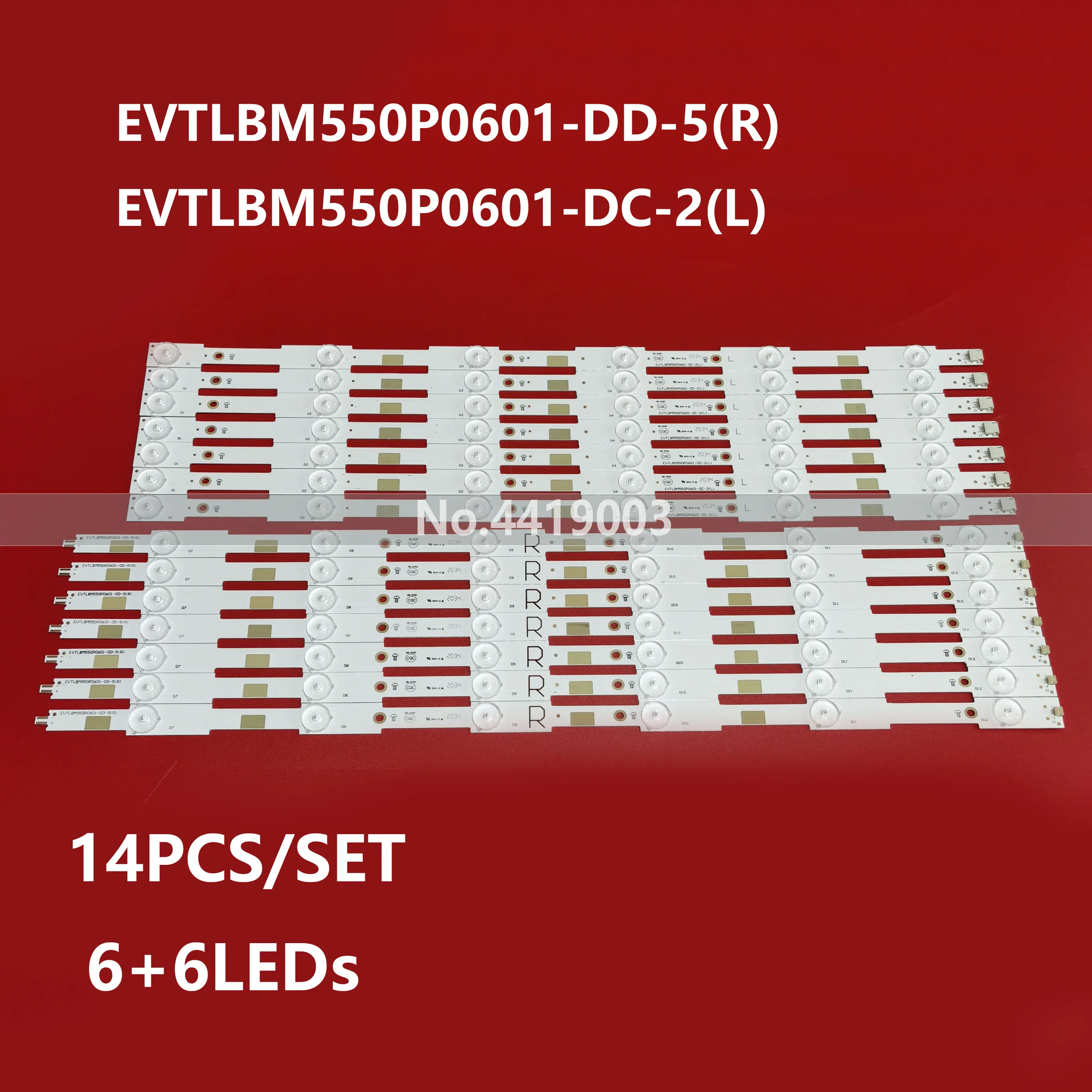 

New 14PCS LED Strips For PHI LIPS 55 TV 55PUS6272 BDL5530QL 00 55PUT6400 TPT550U2 LB55043 EVTLBM550P0601 55PFF5650/T3 55PFF6650