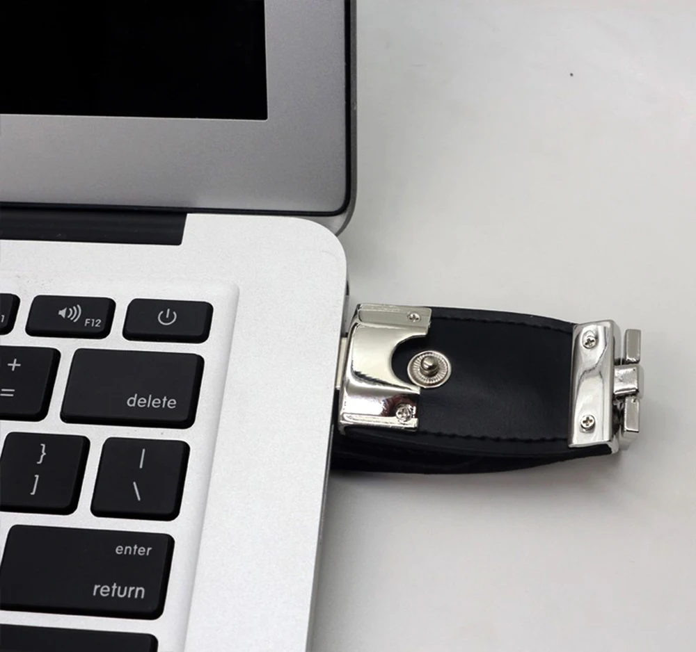 Usb флеш накопитель с кнопками для ключей модный кожаный 4 ГБ 8 16 32 64 128 256 карта