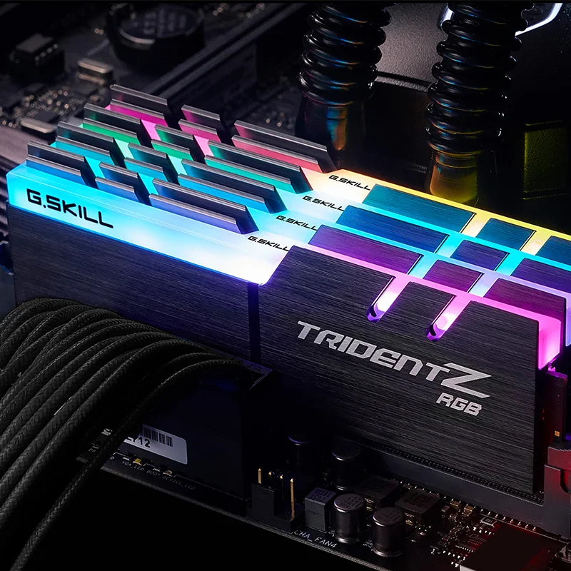 (G.SKILL) волшебный ореол серии DDR4 3200 частота 16G (8Gx2) набор настольных памяти RGB