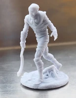 124 75mm 132 56mm resin model mummy warrior 3d printing figure unpaint no color rw 049