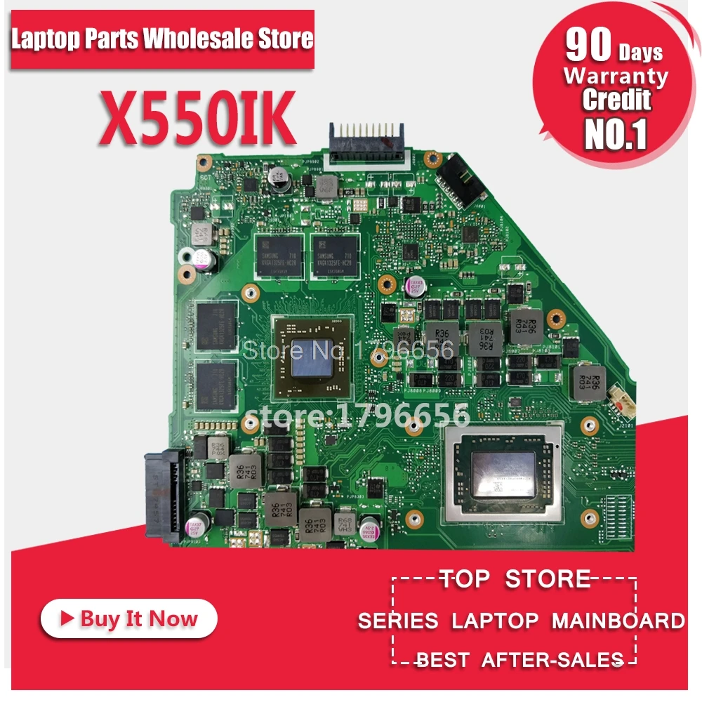 Материнская плата для For Asus X550I X550IK X550IU 2 Гб видеокарта + 4G RAM материнская ноутбука |