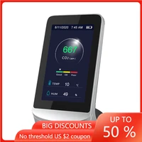 dm72c portable indoor multi function air detector gas quality monitor co2 carbon dioxide meter with 4 3 inch air analyzer meter