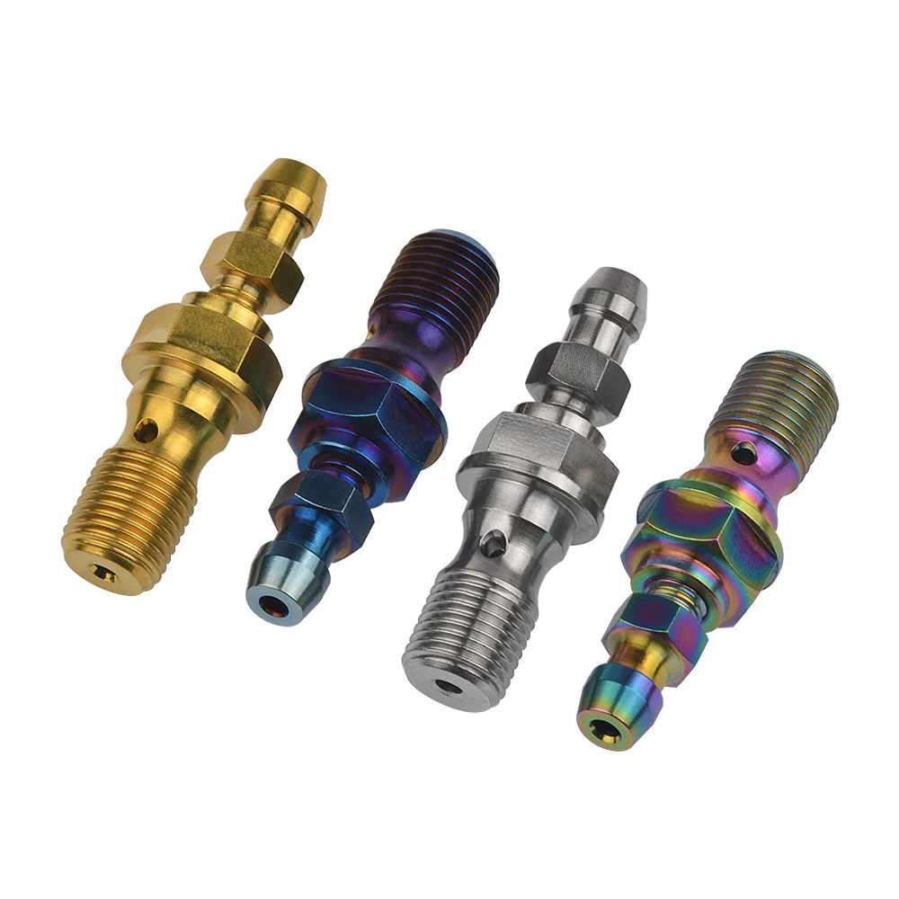 Xingxi болты из титанового сплава мотоцикла тормозной суппорт винт трубки M10 P1.0 1 25