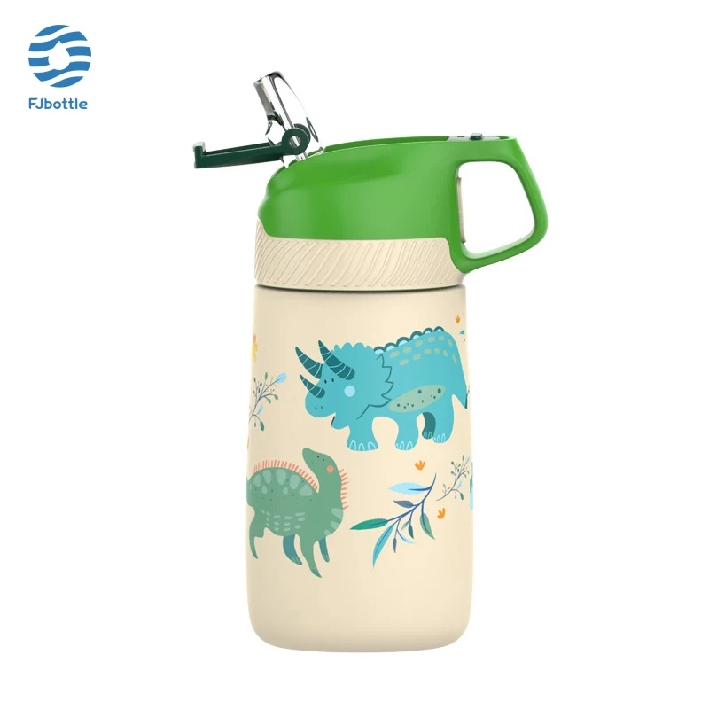 Кружка термос FJbottle Детская кружка из соломы вакуумная колба нержавеющей стали