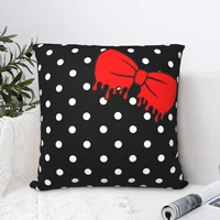 minnie drippy bow square pillowcase cushion cover cute home decorative for home nordic 4545cm