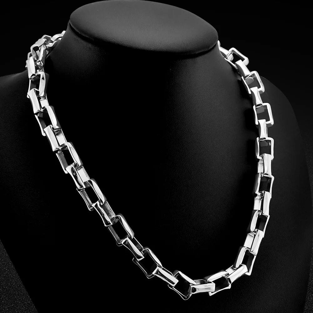 Мужское ожерелье из серебра 925 пробы мм 49 см|sterling silver necklace|925 sterling necklacenecklace free shipping