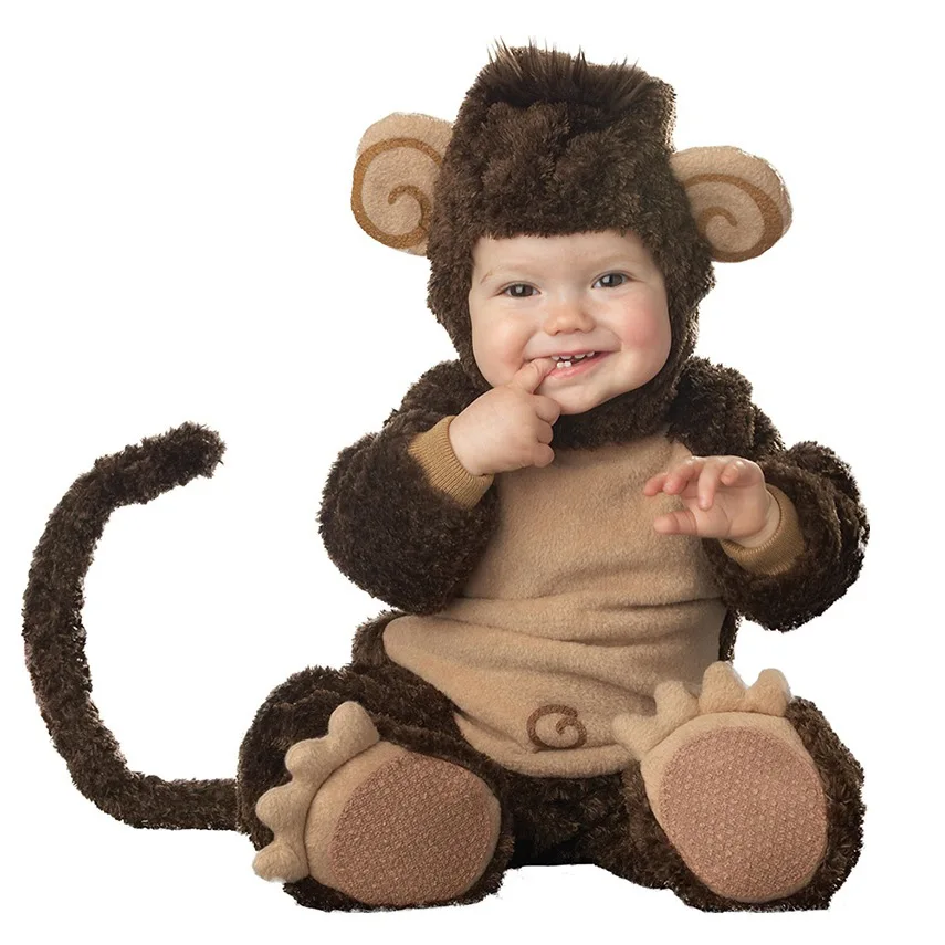 Baby Costume Animas Cosplay Sully Lion Koala Outfit Thin Soft Onesie Boy Girl Romper 1-3 Yeas Funny Cute Hallween Christmas Gift