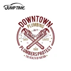 Прыгать время 13x13 см для города Водостоки Смешные автомобильные наклейки на ногти ноутбук холодильник милый Виниловый фон для лобового стекла мотоцикла Декор