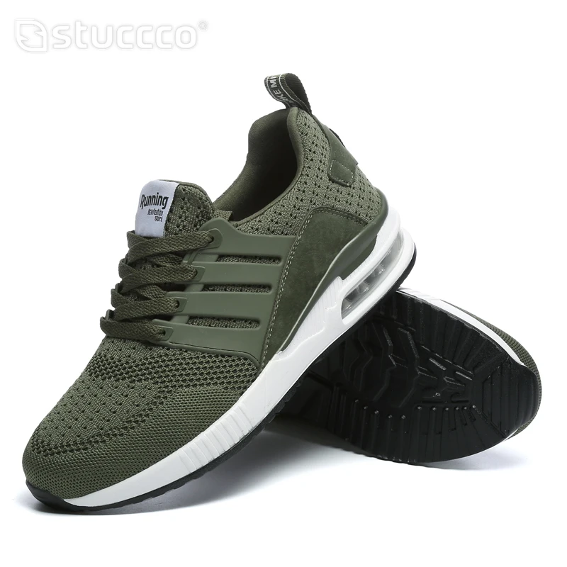 

New Unisex Sneakers Women Running Shoes Female Sport Air Cushion Walking Shoes Breathable Light Comfortable Trainers Big Size 45