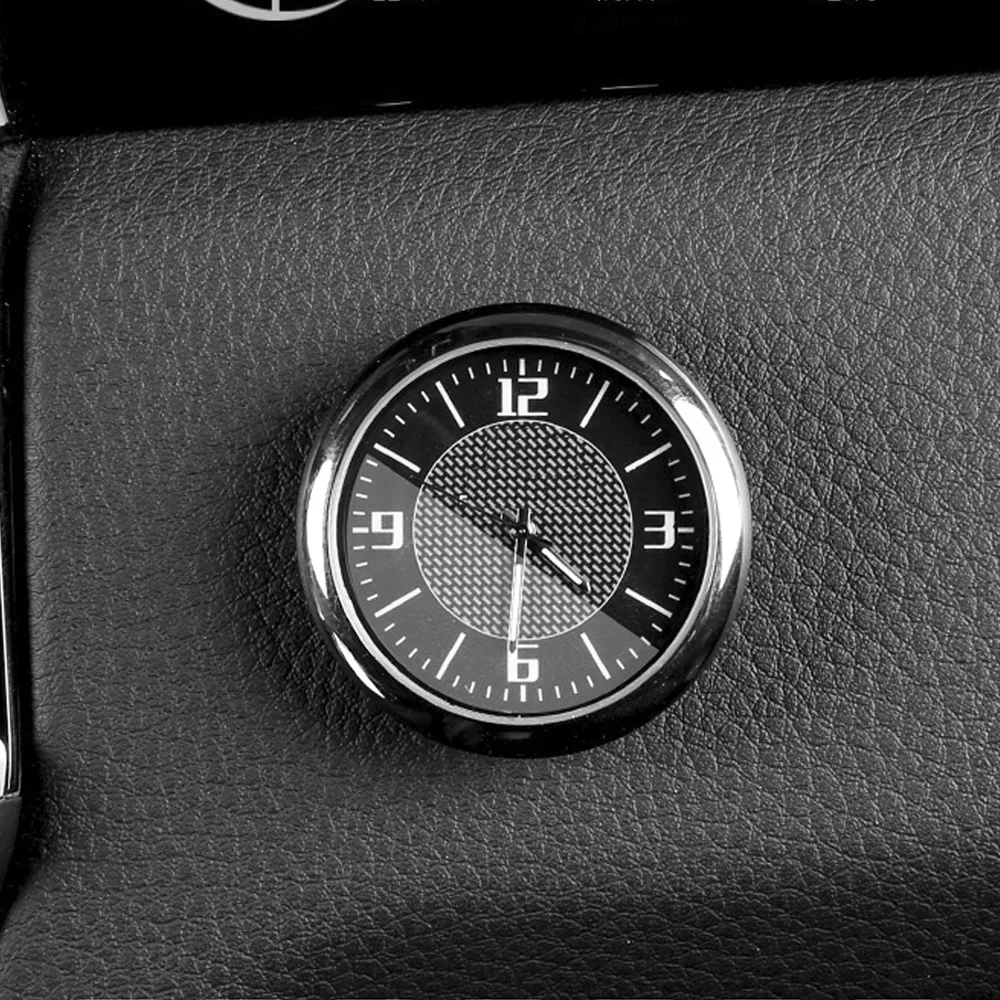 Кварцевые часы для автомобиля внутренние светящиеся электронные с орнаментом