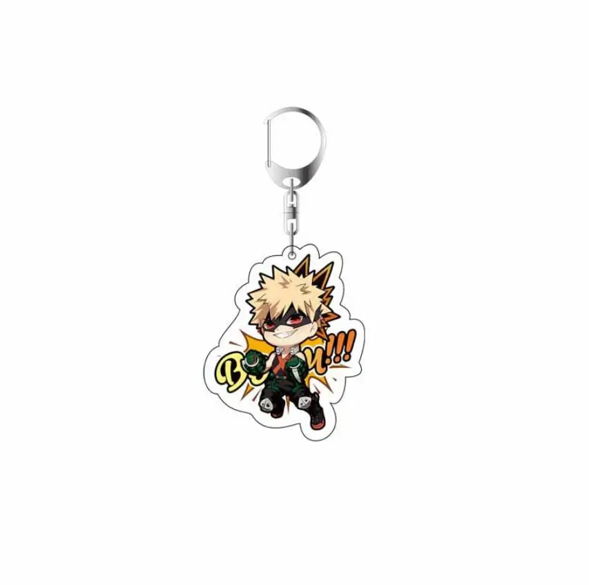 Мой герой Академия Tsuyu Asui Midoriya Izuku Todoroki Shoto акриловая фигурка брелок украшение