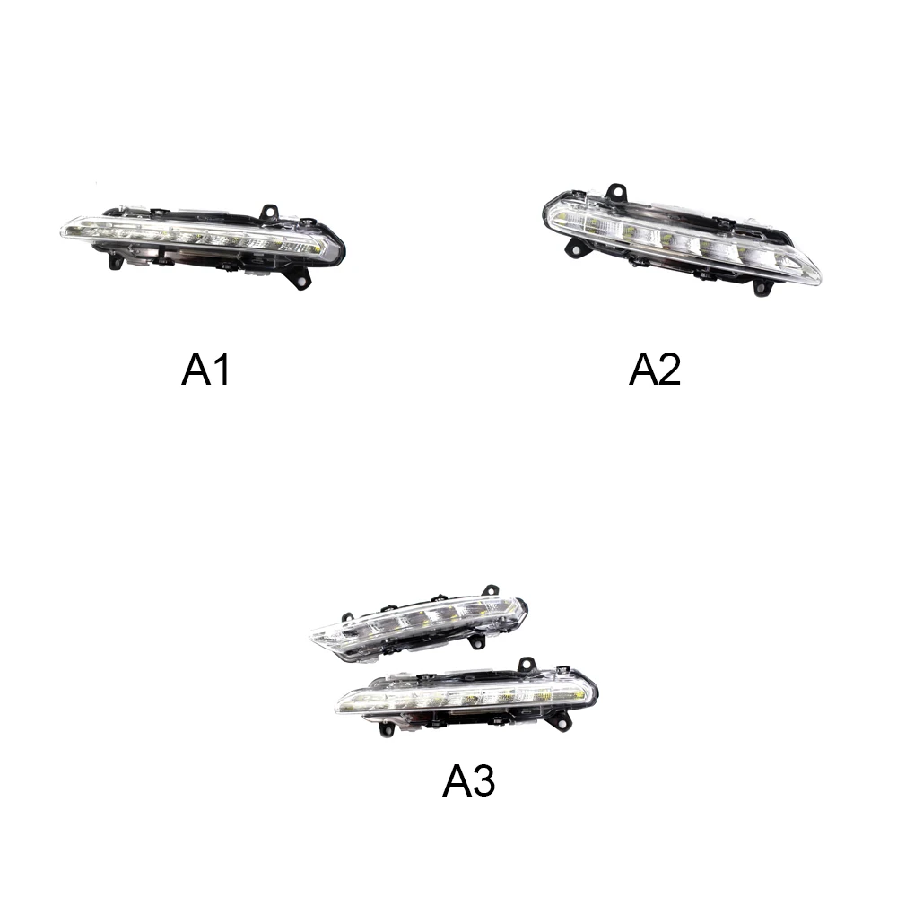 Дневные ходовые огни автомобиля-Стайлинг автомобиля светодиодный DRL дневные