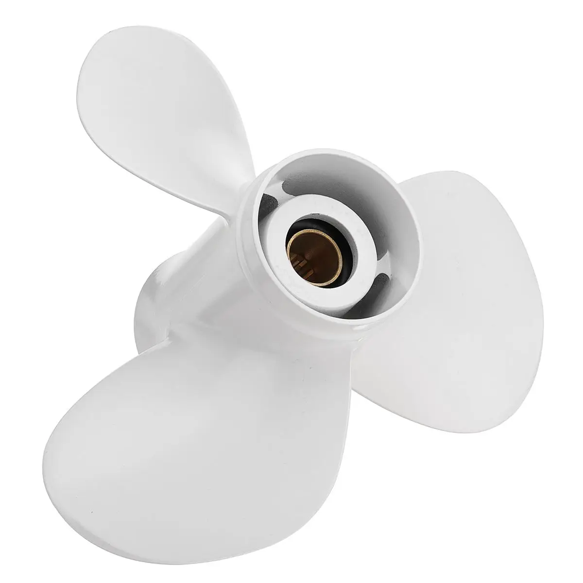 

Audew 11 1/4 x 14 Boat Outboard Propeller For Yamaha 25-60HP 663-45958-01-EL Marine Propeller 13 Spline Tooth White Aluminum