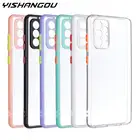 Прозрачный чехол для Xiaomi Poco X3 Pro NFC F3 M3 Redmi Note 10 9 8 Pro 9S 9T 9A 9C рамка карамельных цветов HD Прозрачная задняя мягкая крышка