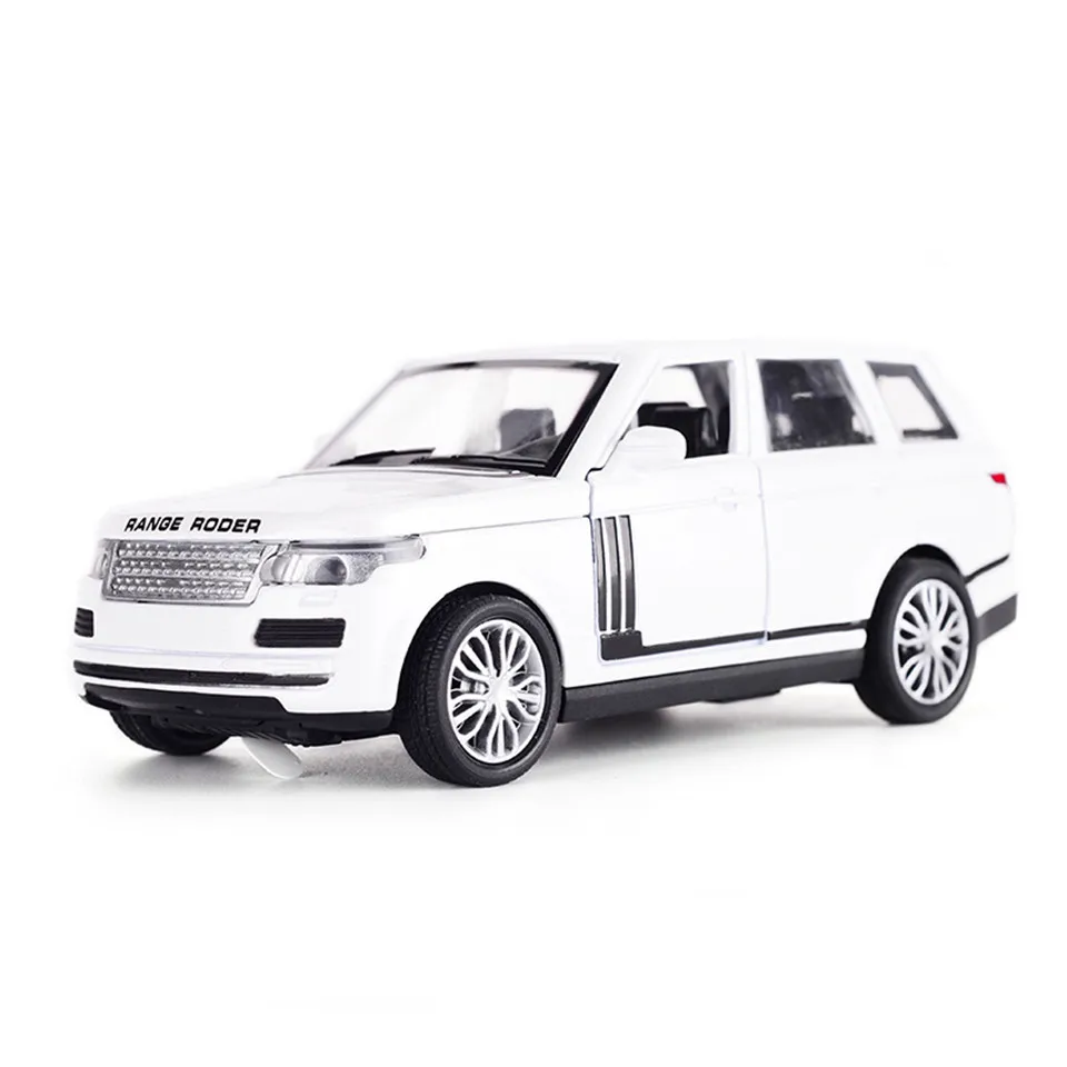Горячая литая модель автомобиля 1:32 Range Roder SUV мигающий Звук детские металлические
