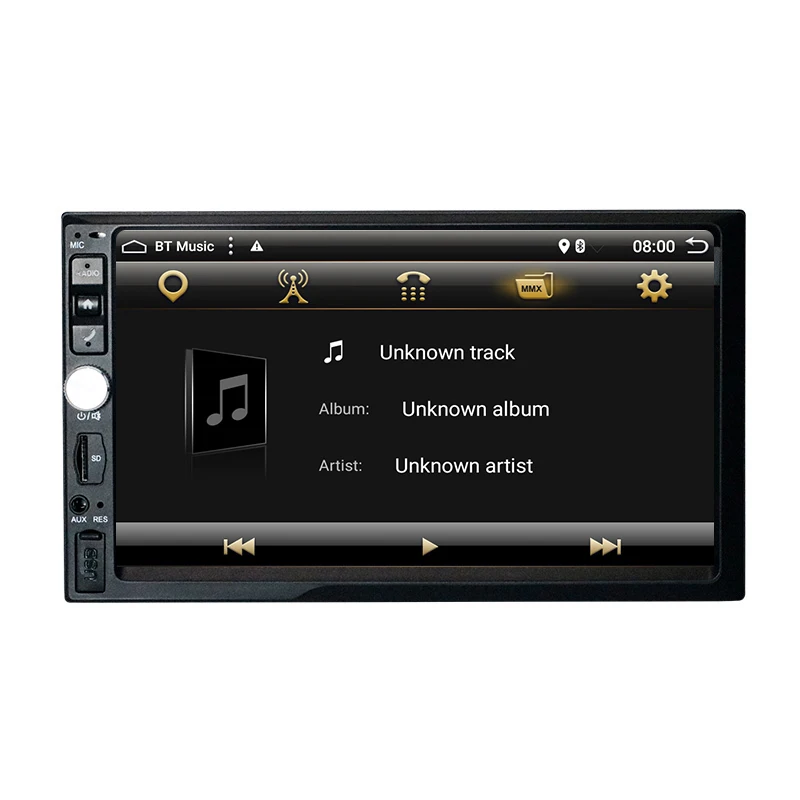 Автомобильный мультимедийный плеер универсальная стерео система на Android 10 0