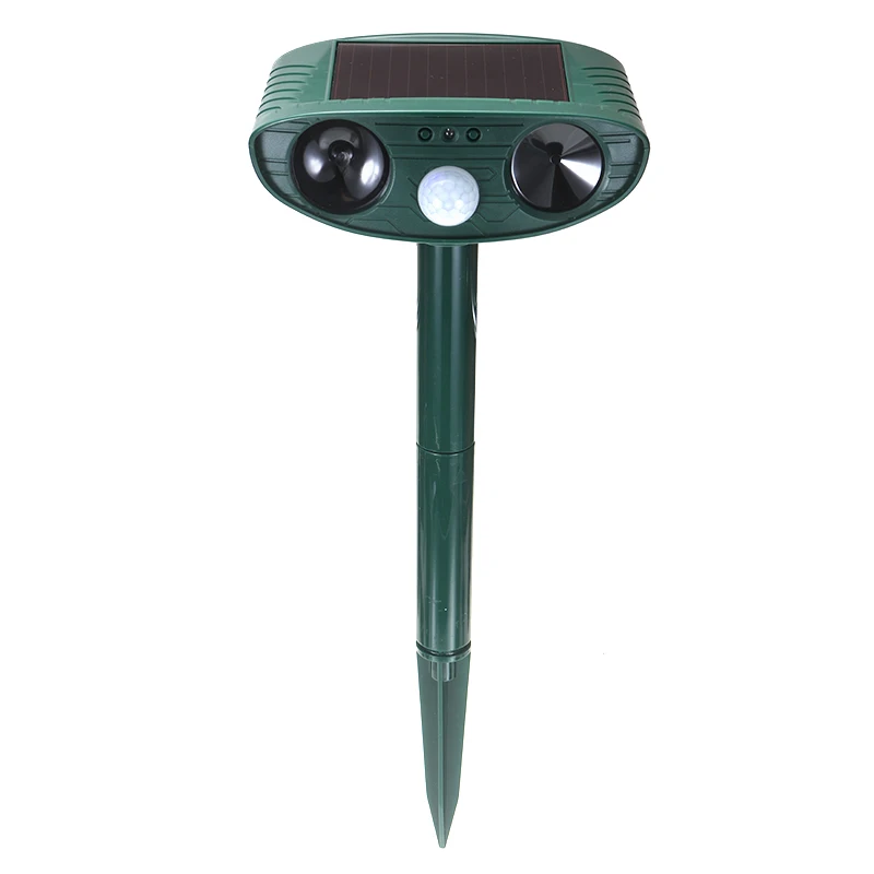 Solar Powered Ultrasonic Cats Dogs Repeller Outdoor Animal Dog Cat Raccoon Rabbit Dispeller Pest Control | Дом и сад