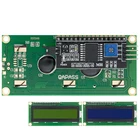 ЖК-дисплей 1602 + I2C ЖК-дисплей 1602 Модуль синийжелто-зеленый экран IICI2C ЖК-дисплей 1602 межсоединений интегральных схем ЖК-дисплей 1602 адаптер пластина для пайки для Arduino