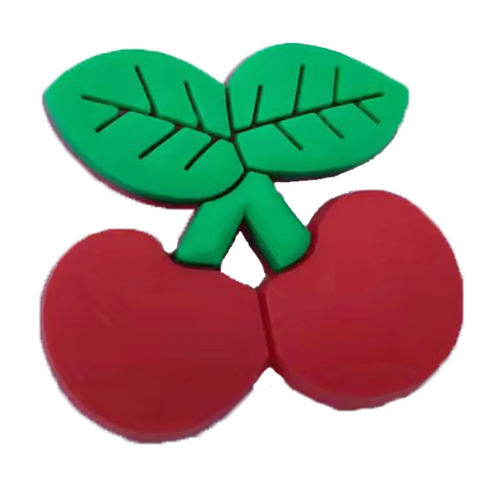 1PCS PVC Fridge Magnets Elk Dinosaur Gingerbread Man Strawberry Pineapple Lemon Durian Carrot Egg Refrigerator Magnetic Sticker - купить по